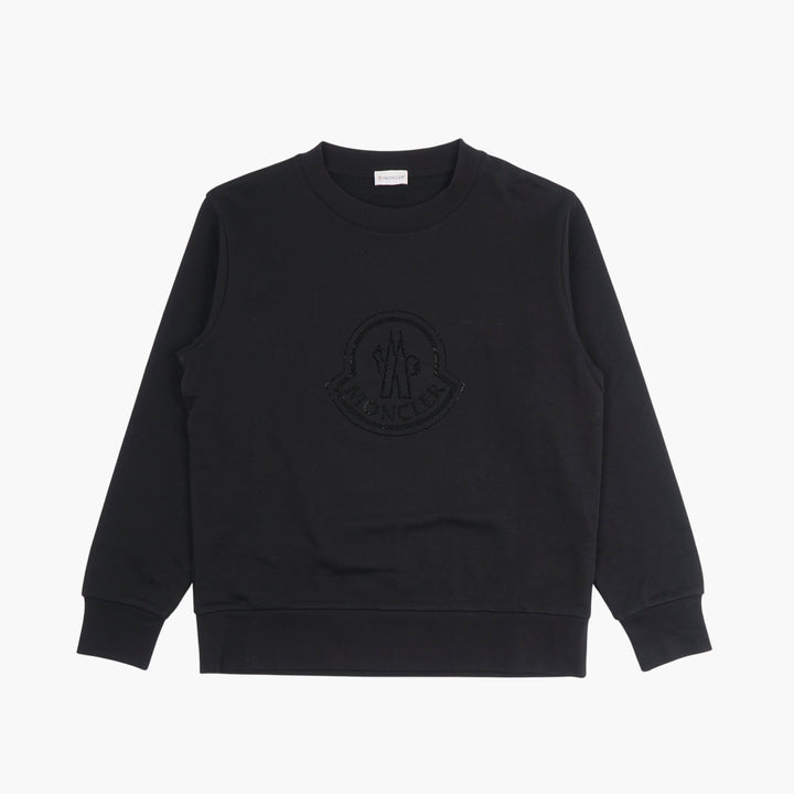 Maglione con logo nero Moncler