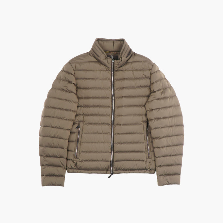 Moorer Military Green Quilted Jacket