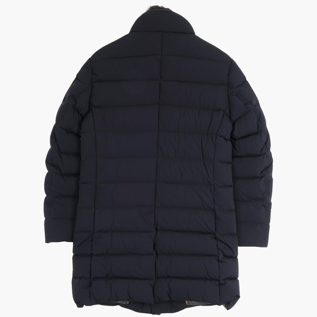 Moorer Blue Quilted Coat