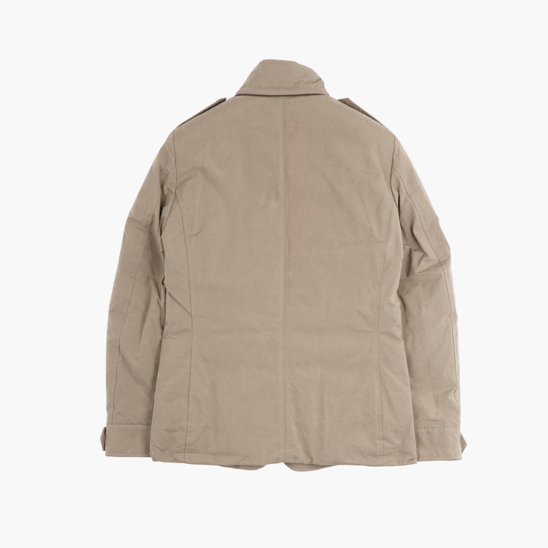 Moorer Beige Jacket with Multiple Pockets