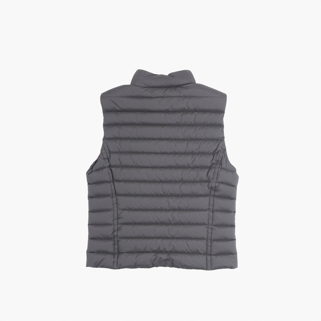 Moorer Grey Quilted Puffer Vest