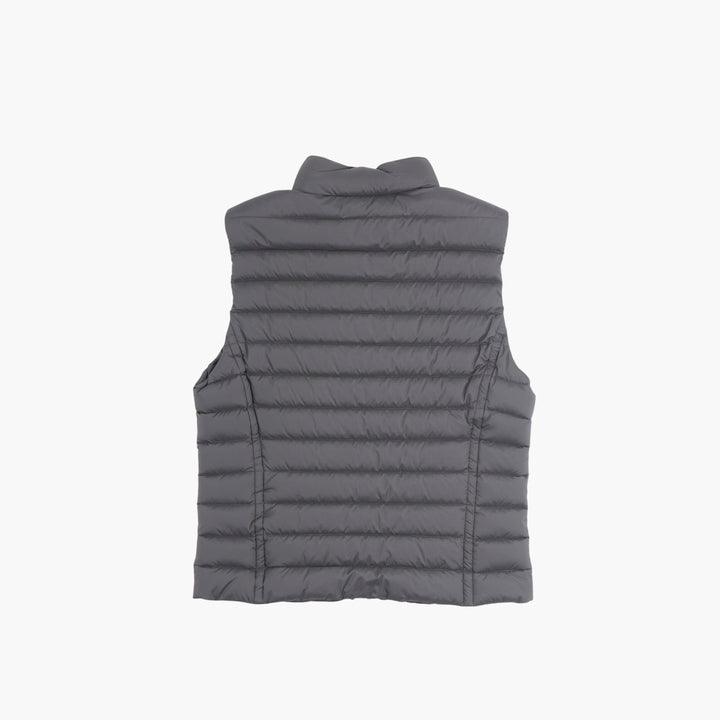 Moorer Grey Quilted Puffer Vest