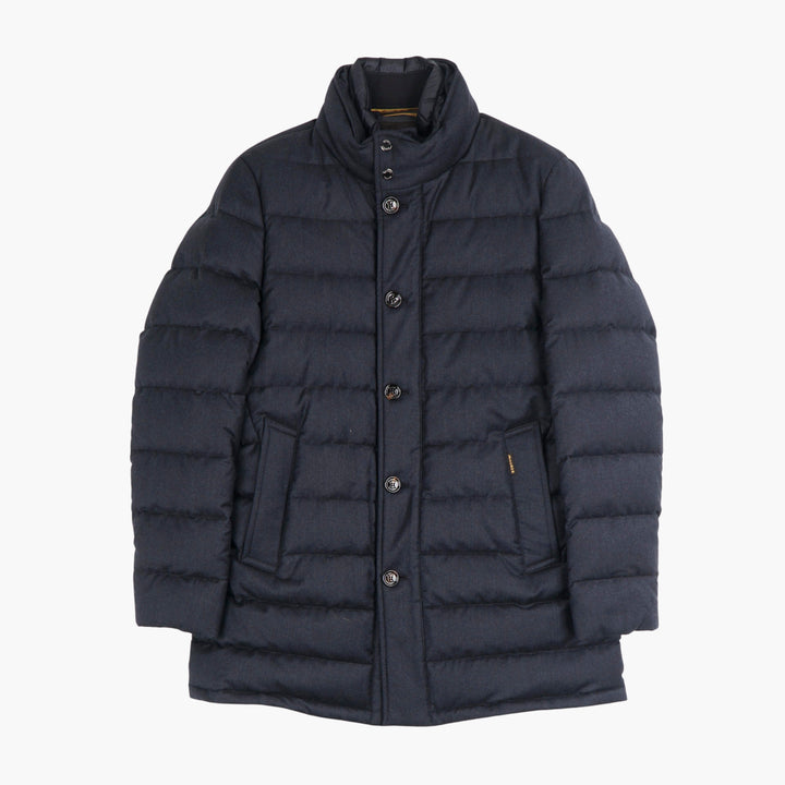 Moorer Wool Brown Quilted Jacket