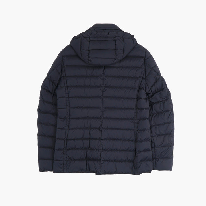 Moorer Quilted Double-Breasted Blu Jacket