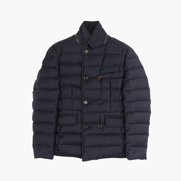 Moorer Blue Double-Breasted Jacket