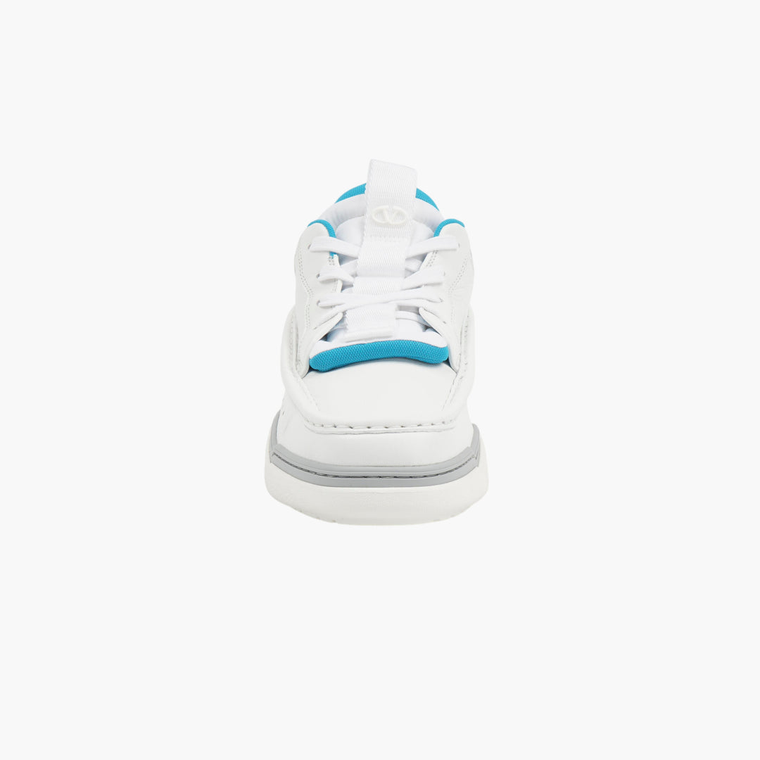 VALENTINO White-Turquoise Sneakers