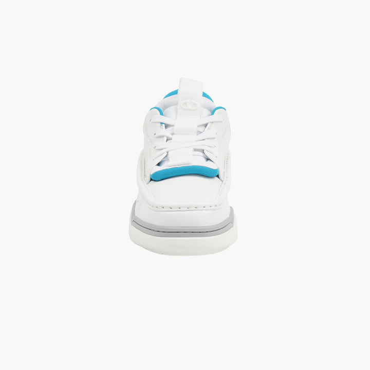 VALENTINO White-Turquoise Sneakers