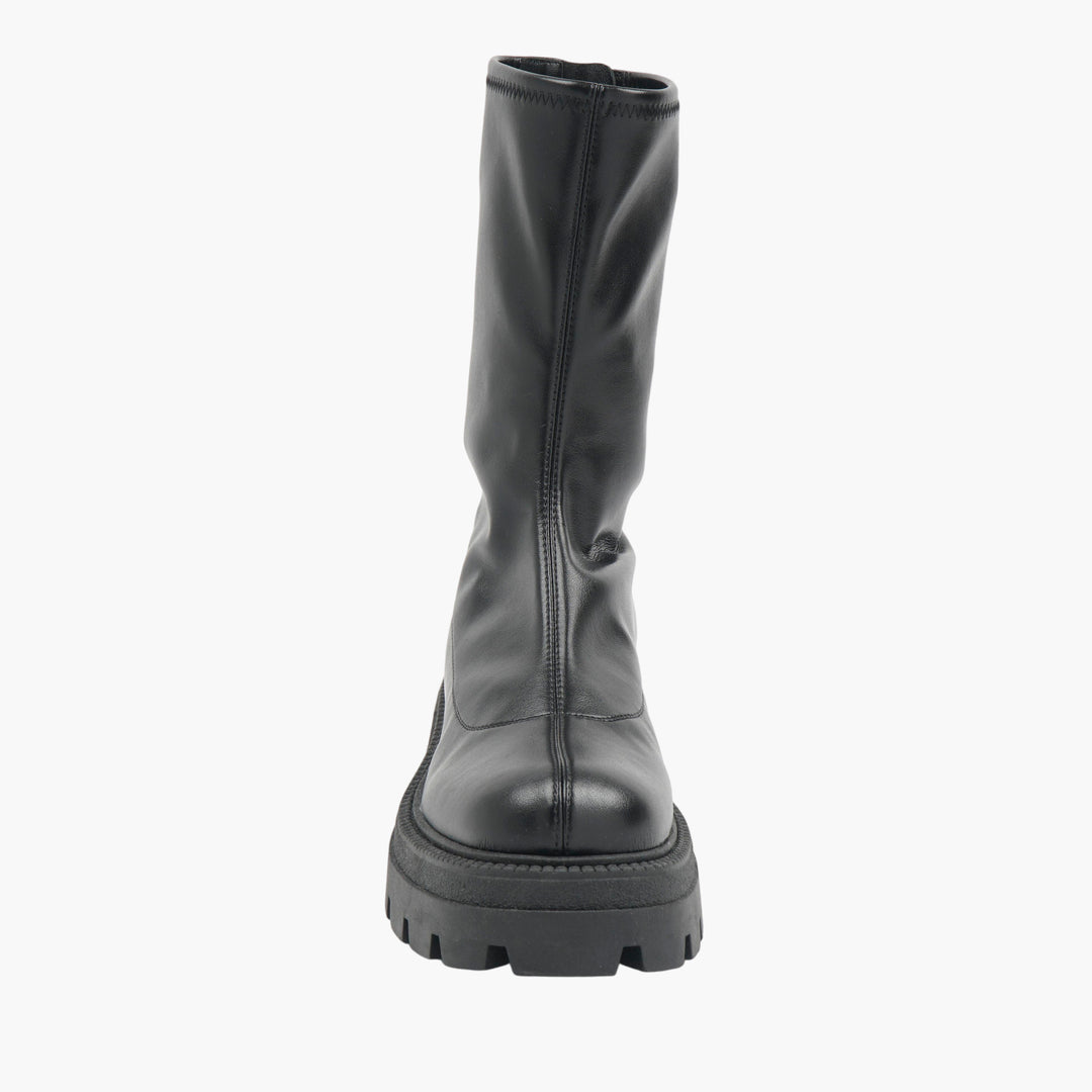 SERGIO ROSSI Black Milla Zipped Boots