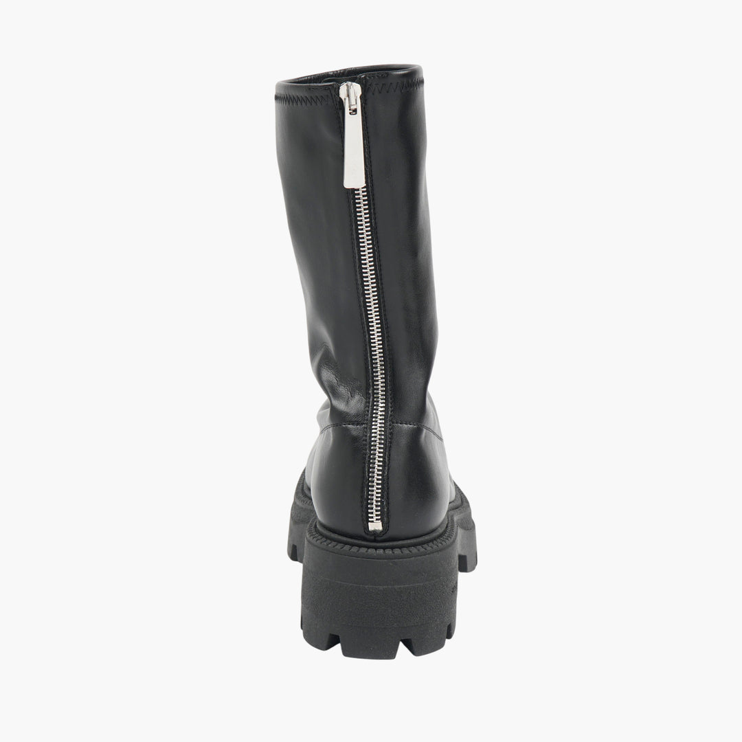 SERGIO ROSSI Black Milla Zipped Boots