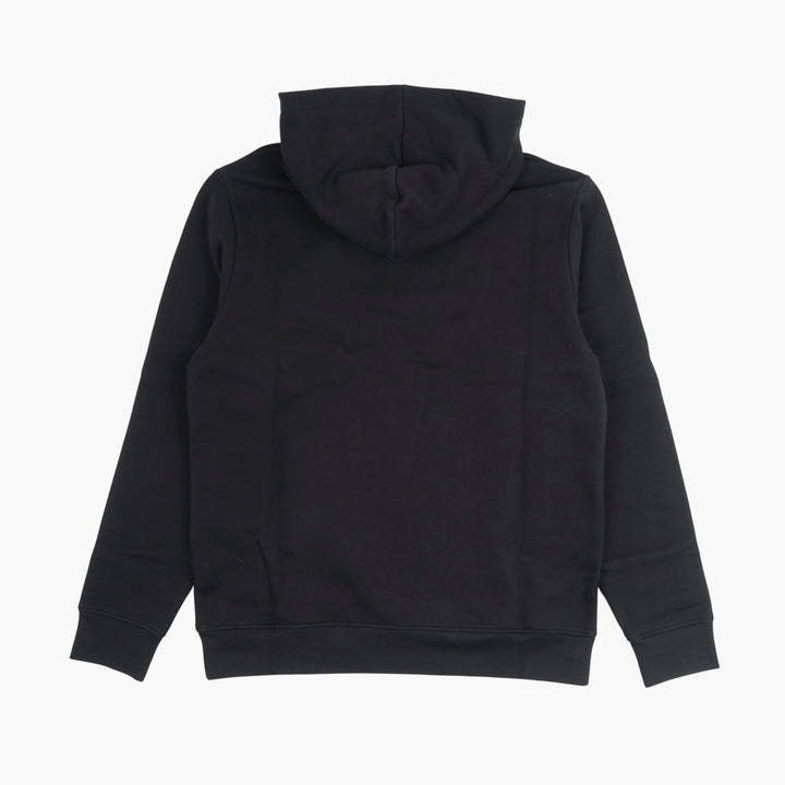 Balmain Black Graphic Logo Hoodie