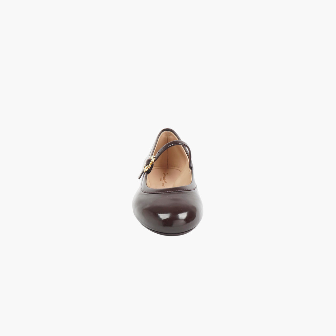 GIANVITO ROSSI Ballerine Bordeaux Lucide