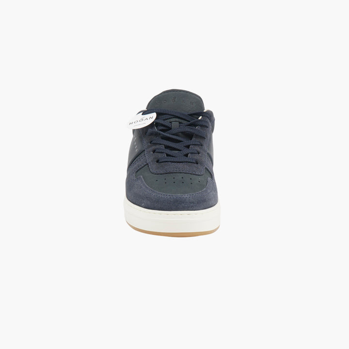 Hogan Navy Leather Sneakers