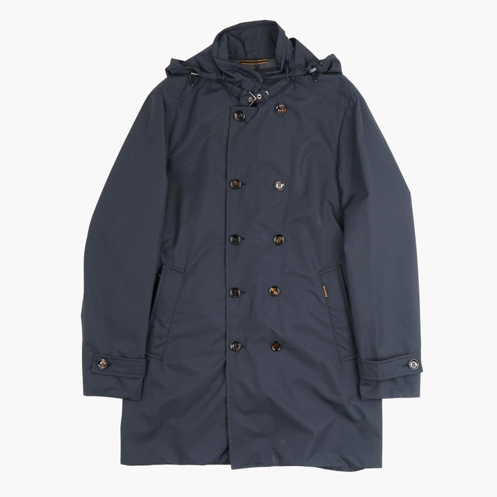 Moorer Blue Double-Breasted Coat