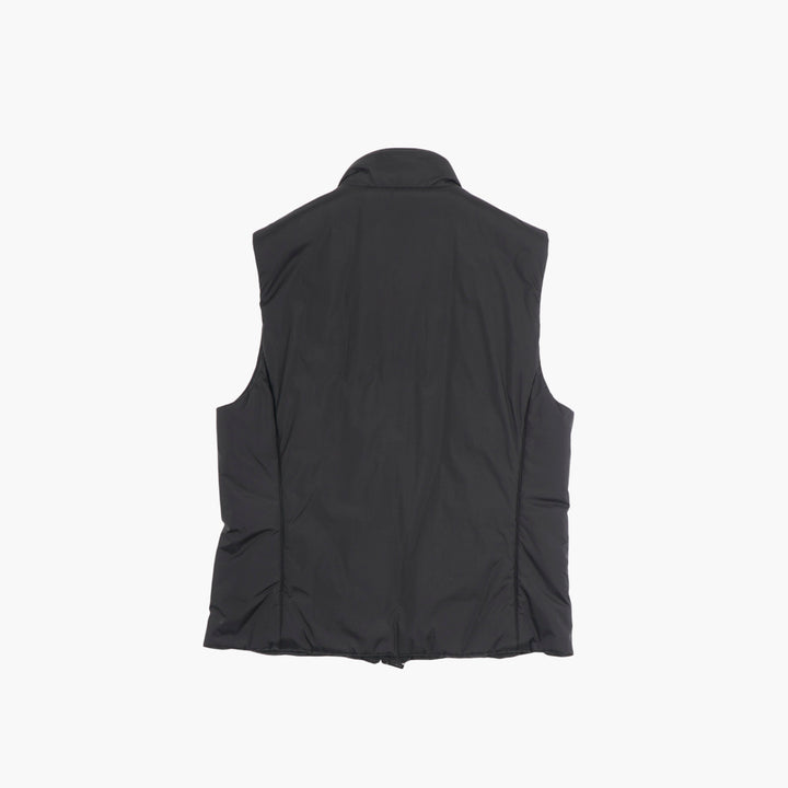 Moorer Black Vest with Zipper Pockets