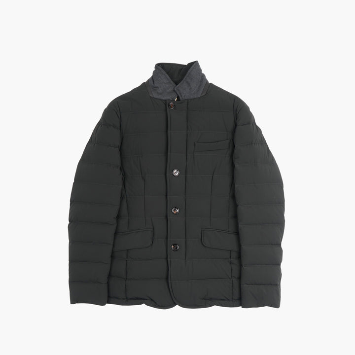 Moorer Verde Quilted Jacket