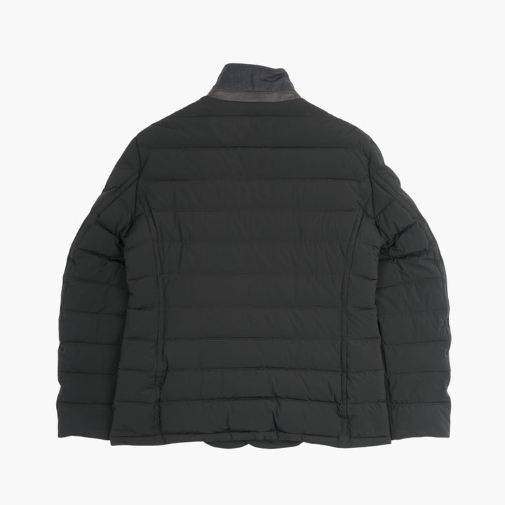 Moorer Blue Quilted Jacket