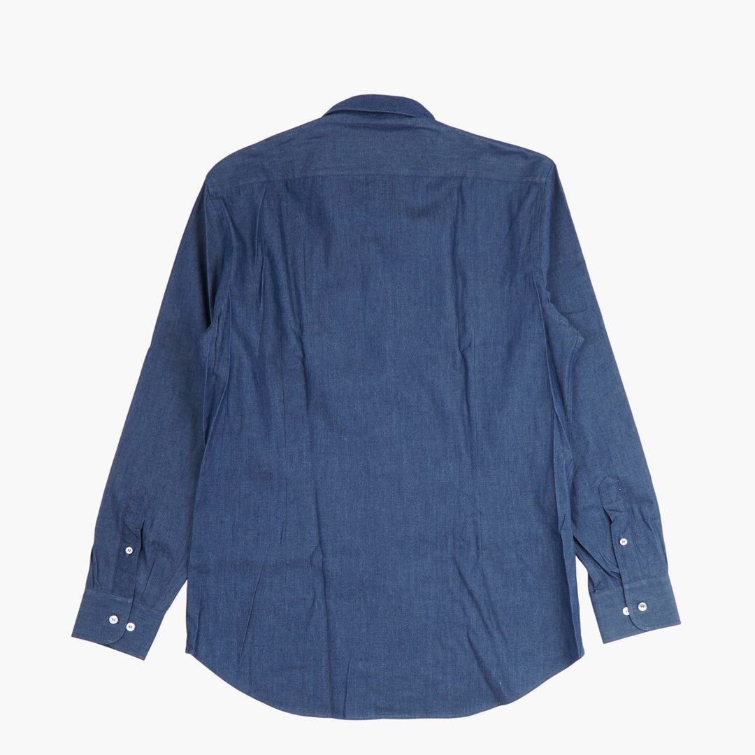 ETRO Cotton Denim Blue Shirt