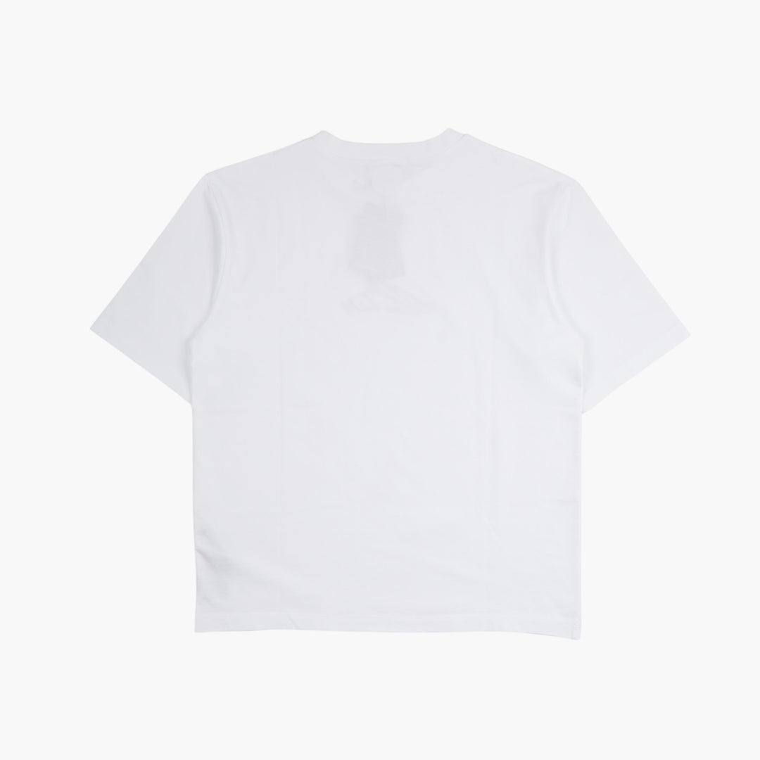 T-shirt con logo in cotone bianco DSQUARED2