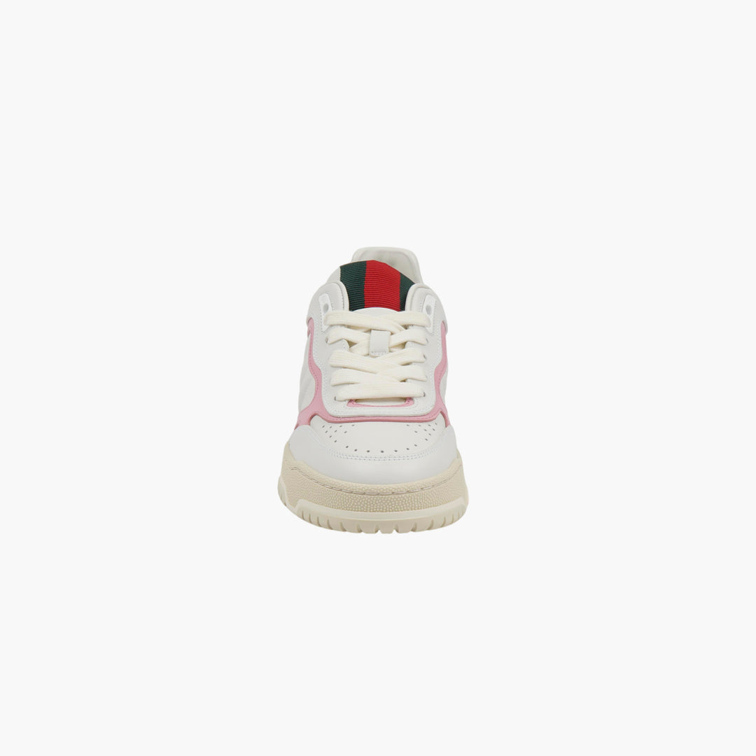 Sneakers in pelle bianca e multicolore GUCCI