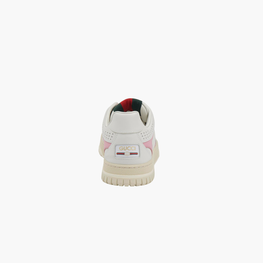 Sneakers in pelle bianca e multicolore GUCCI