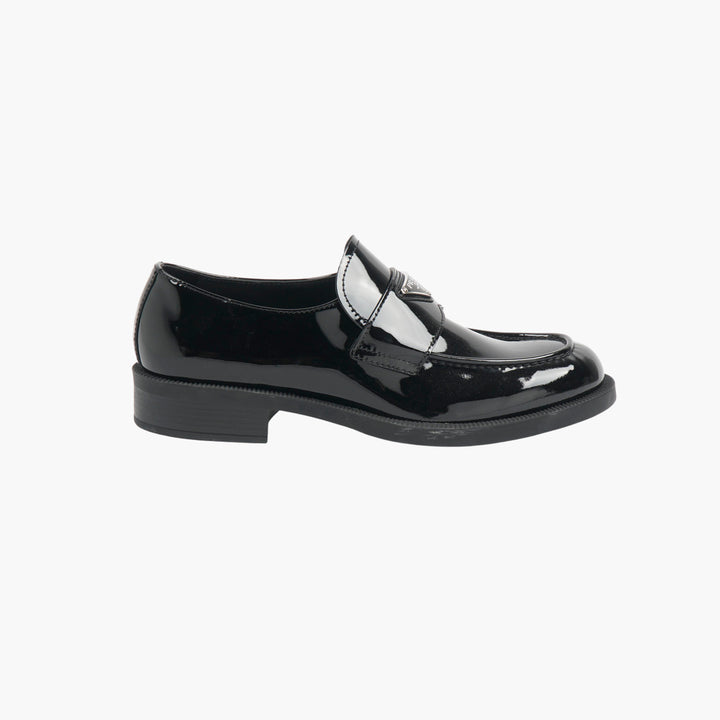 Prada Nero Patent Leather Loafers