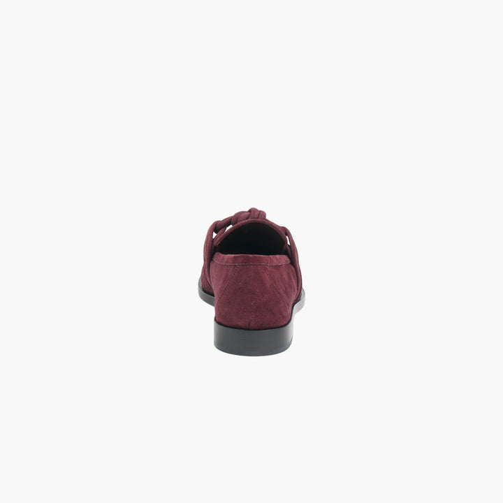 Bottega Veneta Bordeaux Suede Loafers