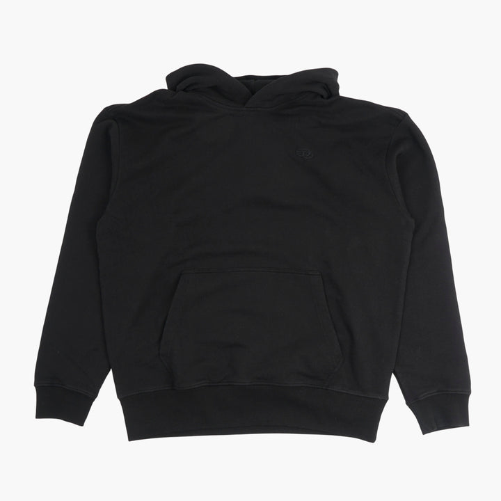 DIESEL Black Hoodie with Logo Detail