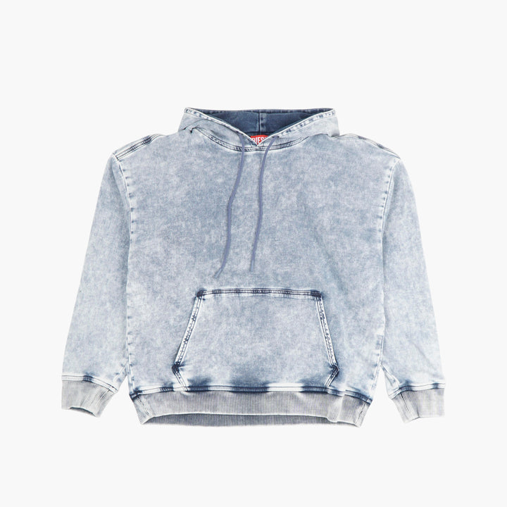 DIESEL Acid-Wash Denim Hoodie