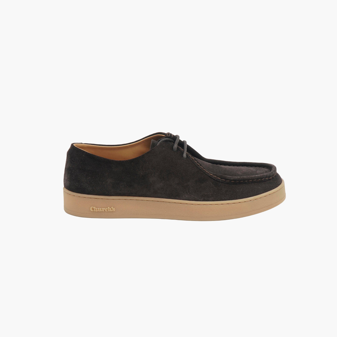 Church's Dark Brown Suede Lace-Up Shoes