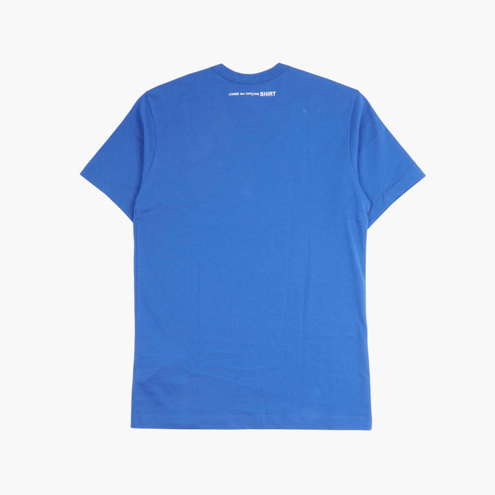 COMME DES GARCONS Blue Cotton T-Shirt