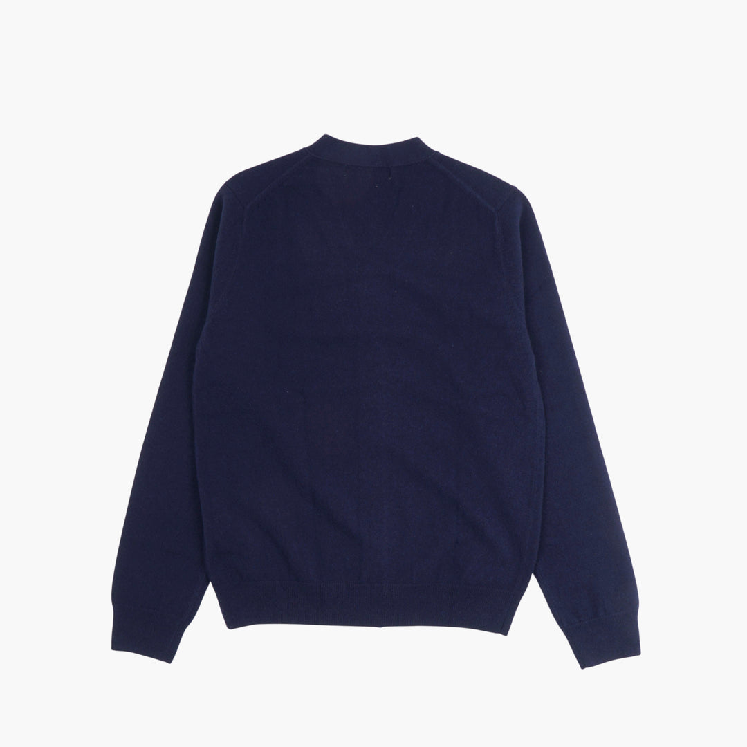 COMME DES GARCONS Navy Cardigan