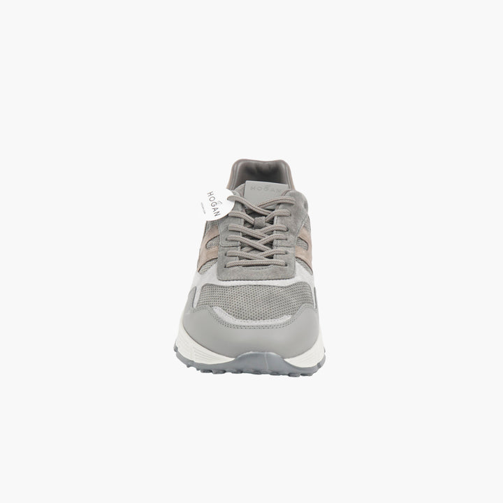 HOGAN Gray Sneakers with Cushioned Sole