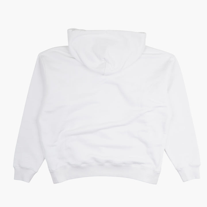 Off-White White Hoodie with Branding