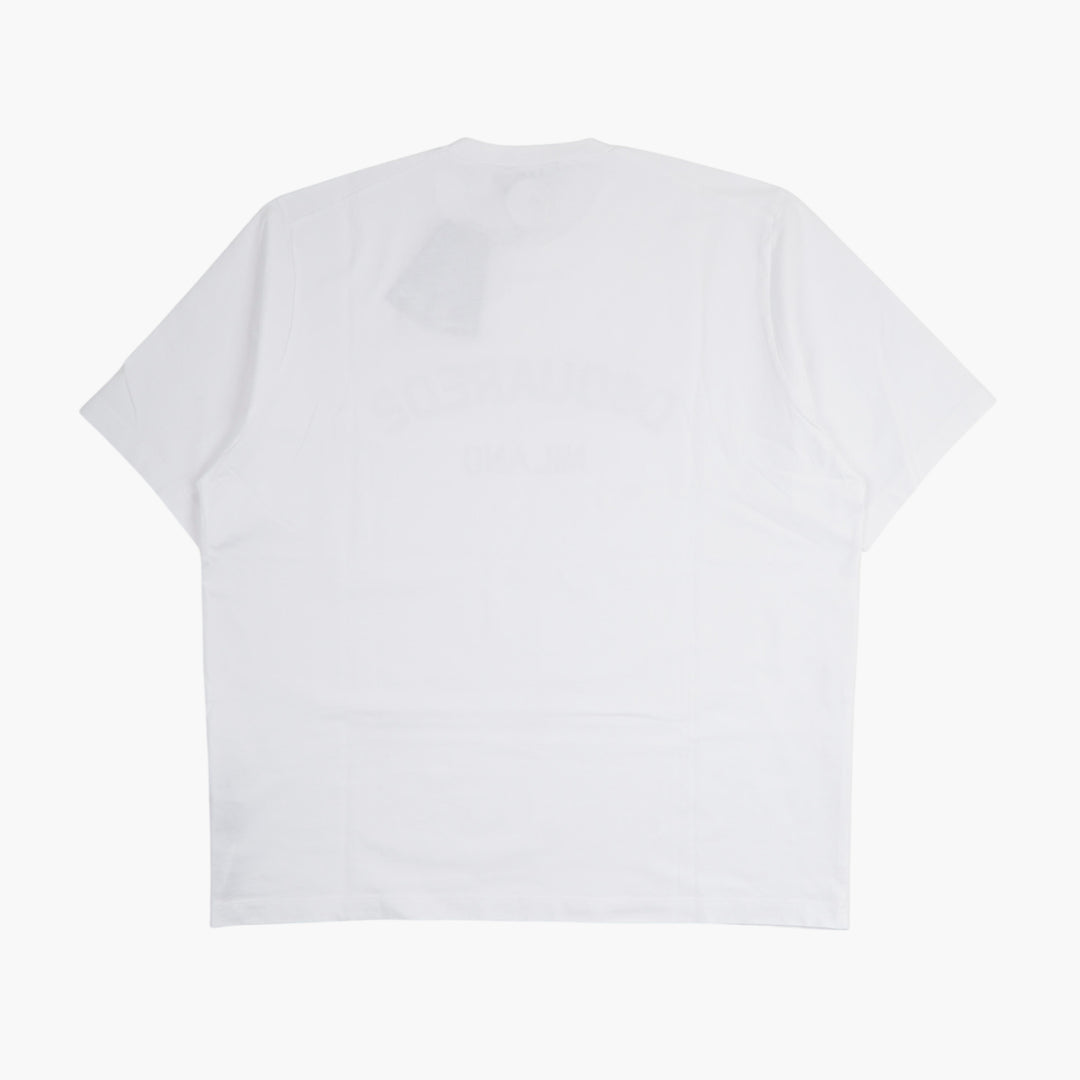 DSQUARED2 White-Multi Logo T-Shirt