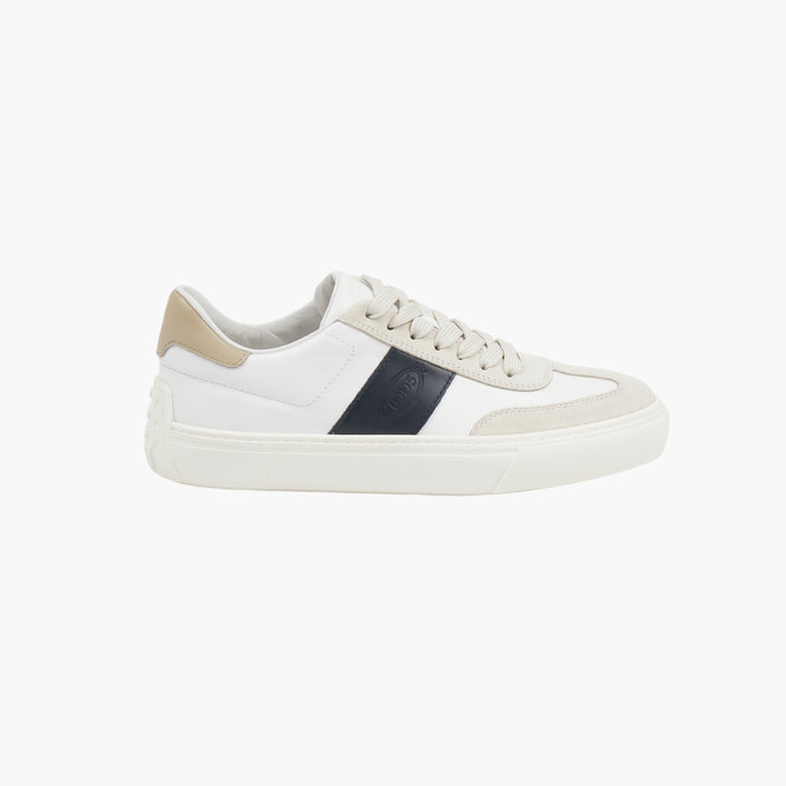 Sneakers TOD'S in pelle bianca e multicolore