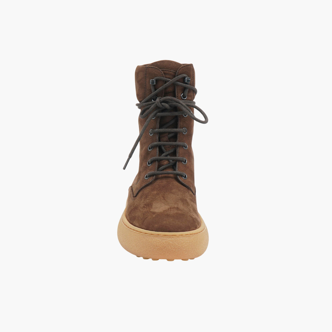 TOD'S Suede Ankle Boots Brown