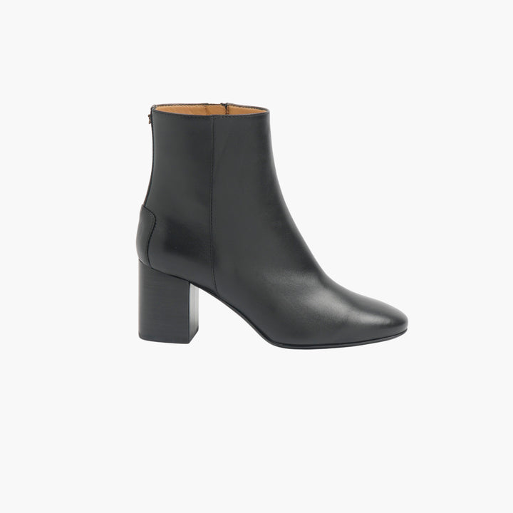 TOD'S Black Leather Ankle Boots