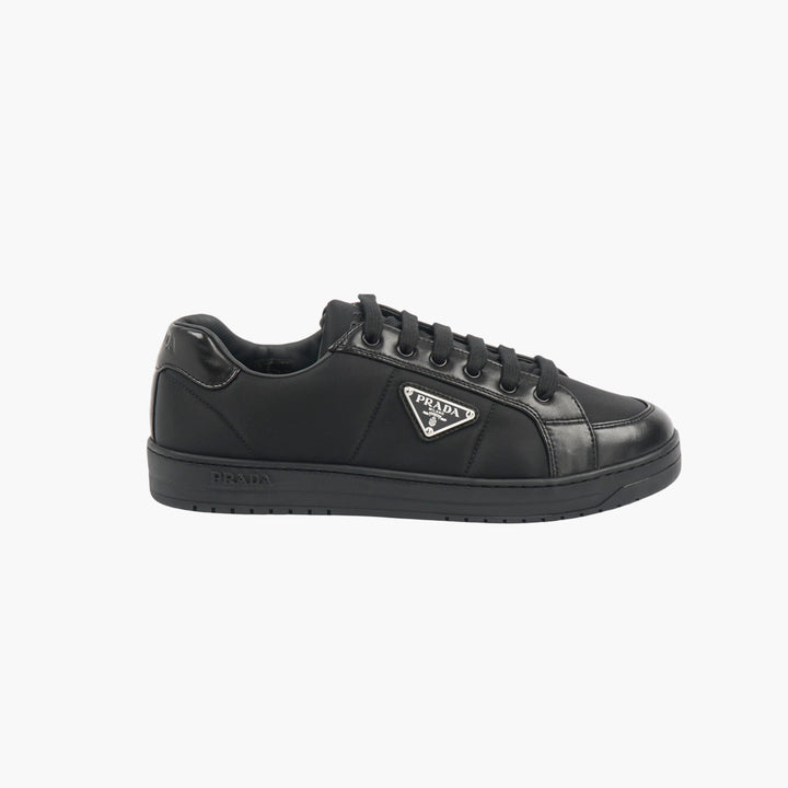 PRADA Black Leather Sneakers