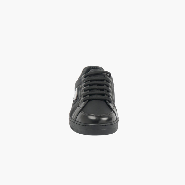 PRADA Black Leather Sneakers