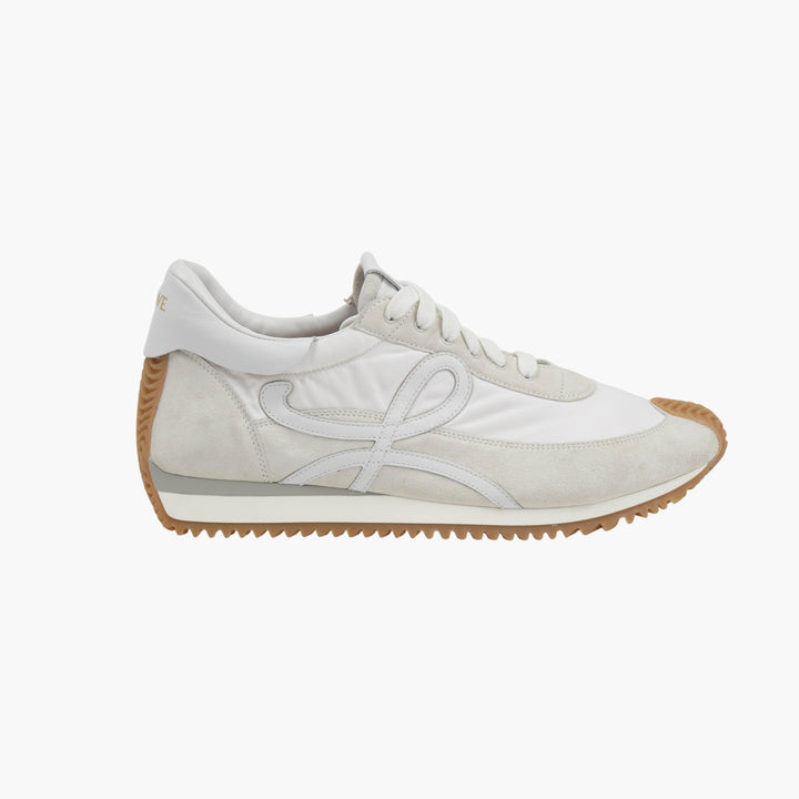 LOEWE White Leather Sneakers