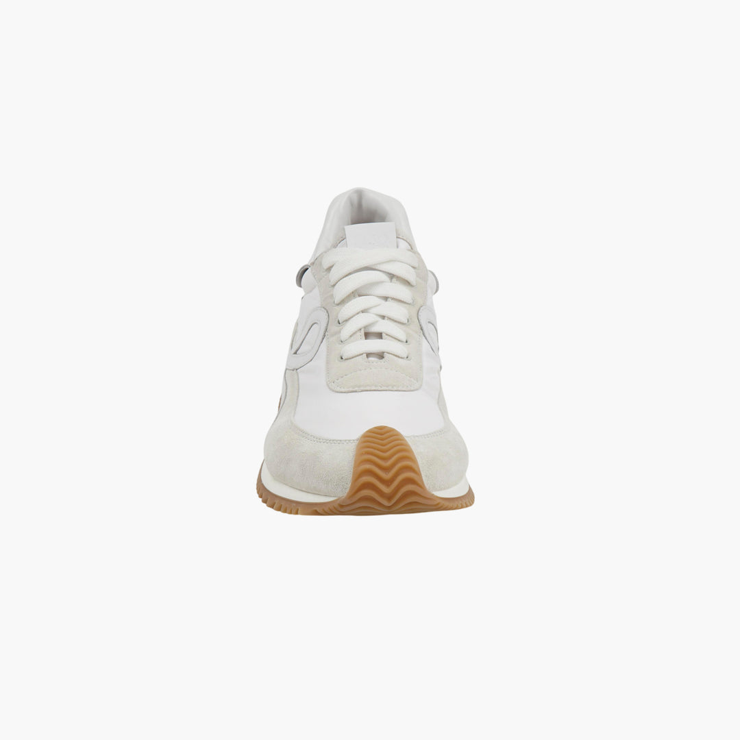 LOEWE White Leather Sneakers