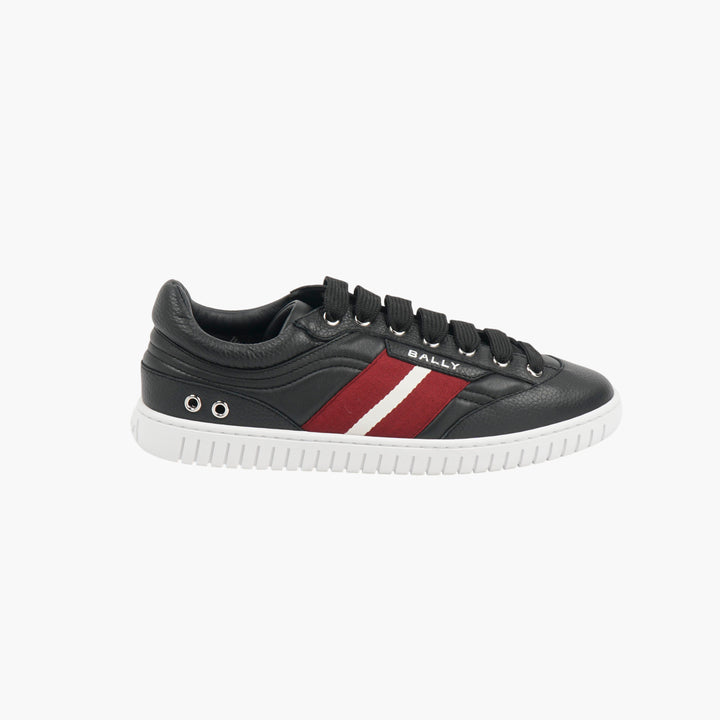 BALLY Black-Multi Leather Sneakers