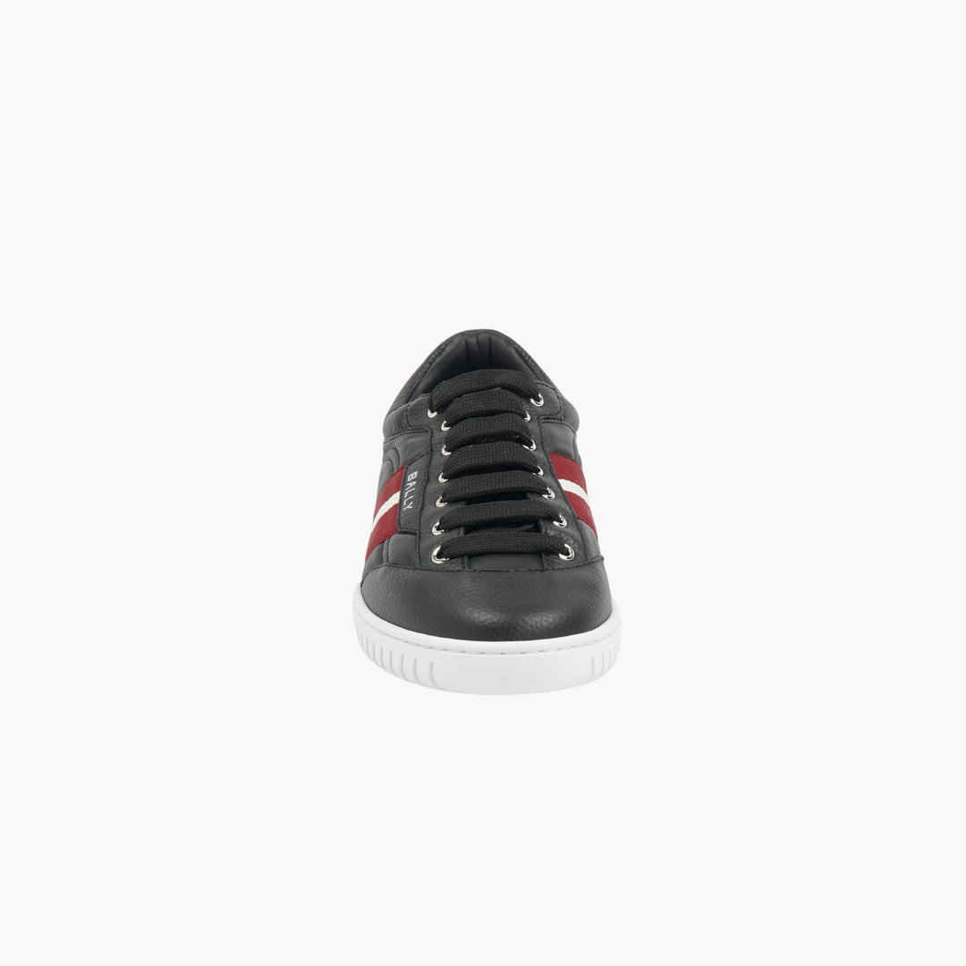 Sneakers BALLY in pelle nera e multicolore