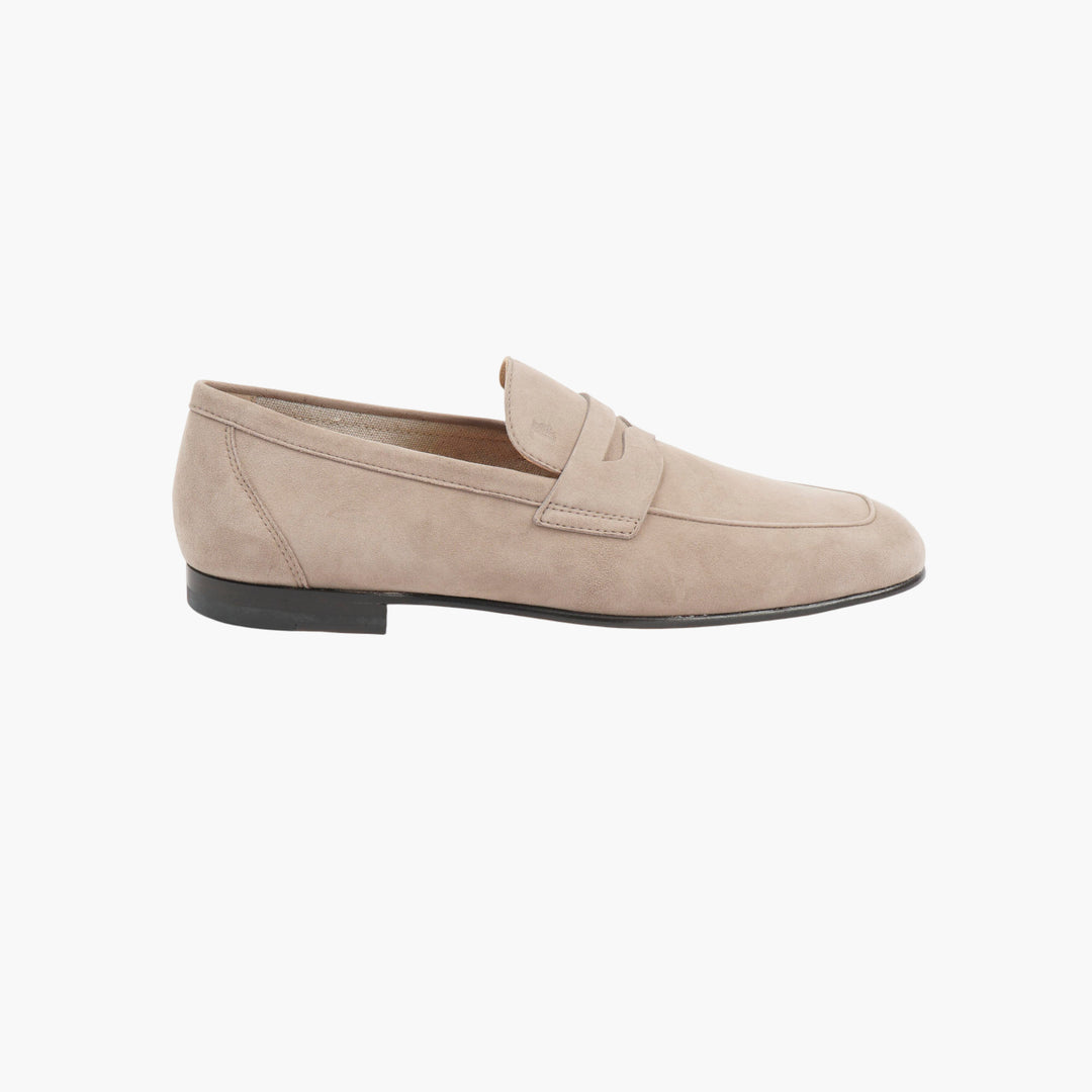 TOD'S Beige Leather Loafers