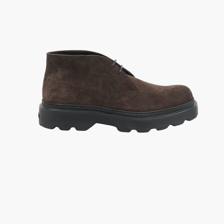 TOD'S Dark Brown Suede Shoes