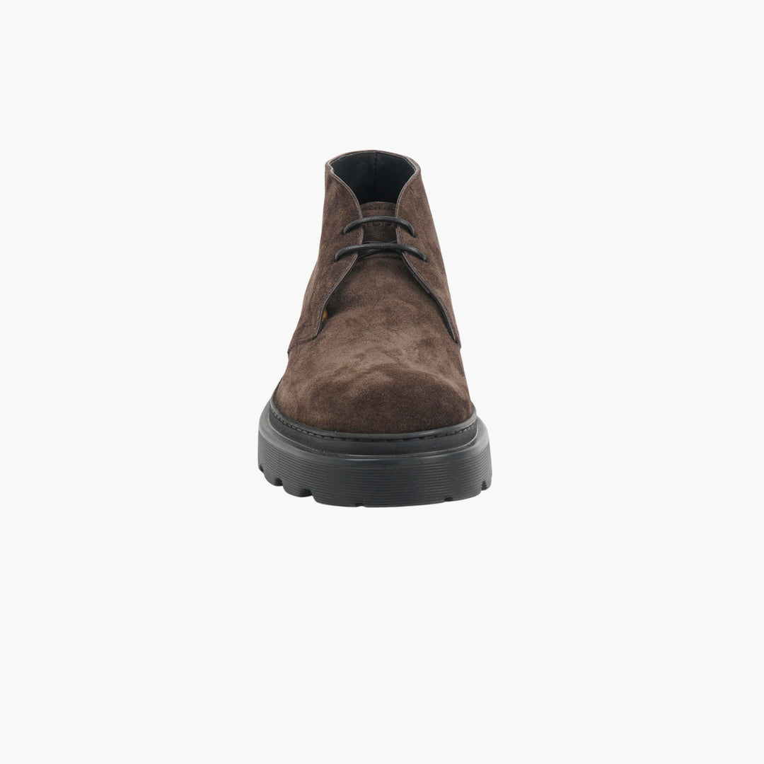 TOD'S Dark Brown Suede Shoes