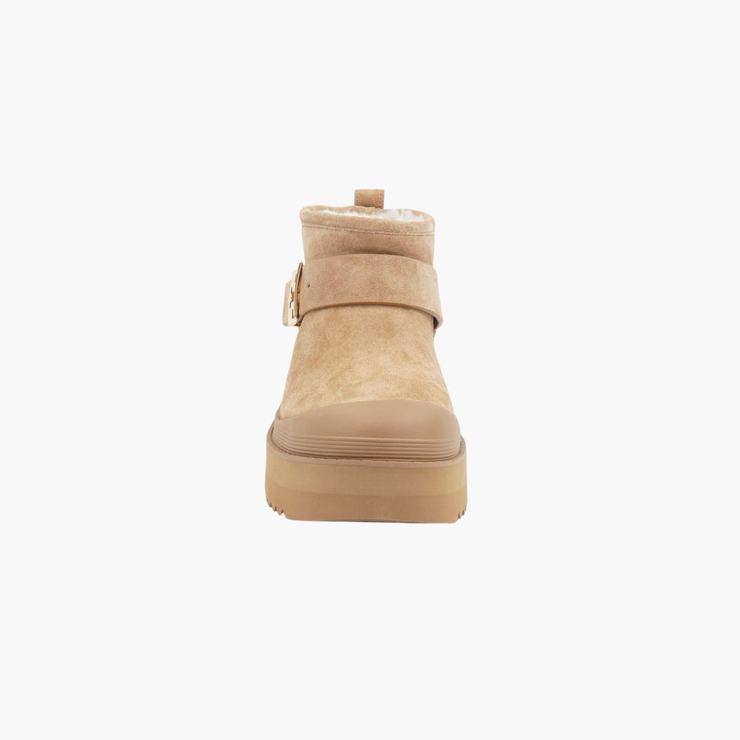 Tory Burch Suede Boots Beige-Gold