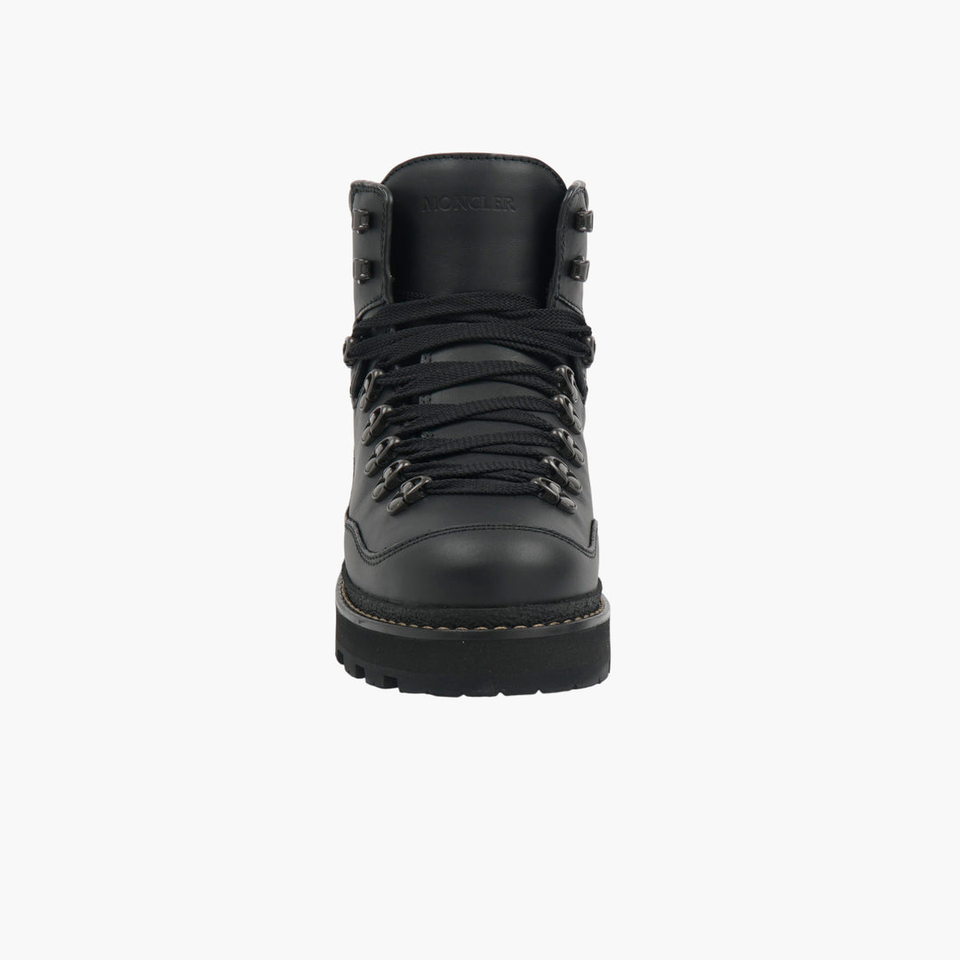 Moncler Black Lace-Up Boots