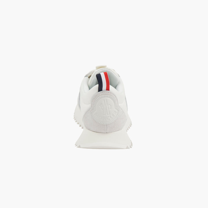 Moncler White Sneakers with Ridged Sole