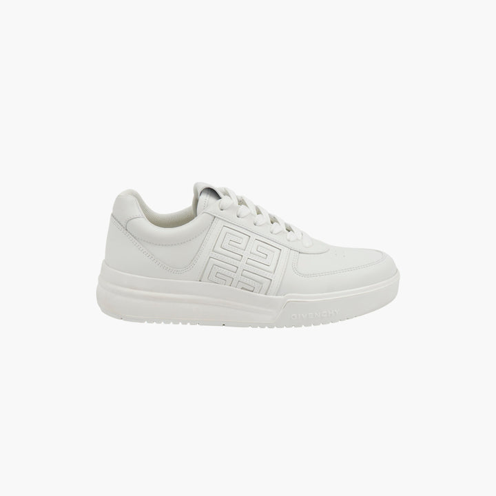 GIVENCHY White Sneakers with Embossed Logo